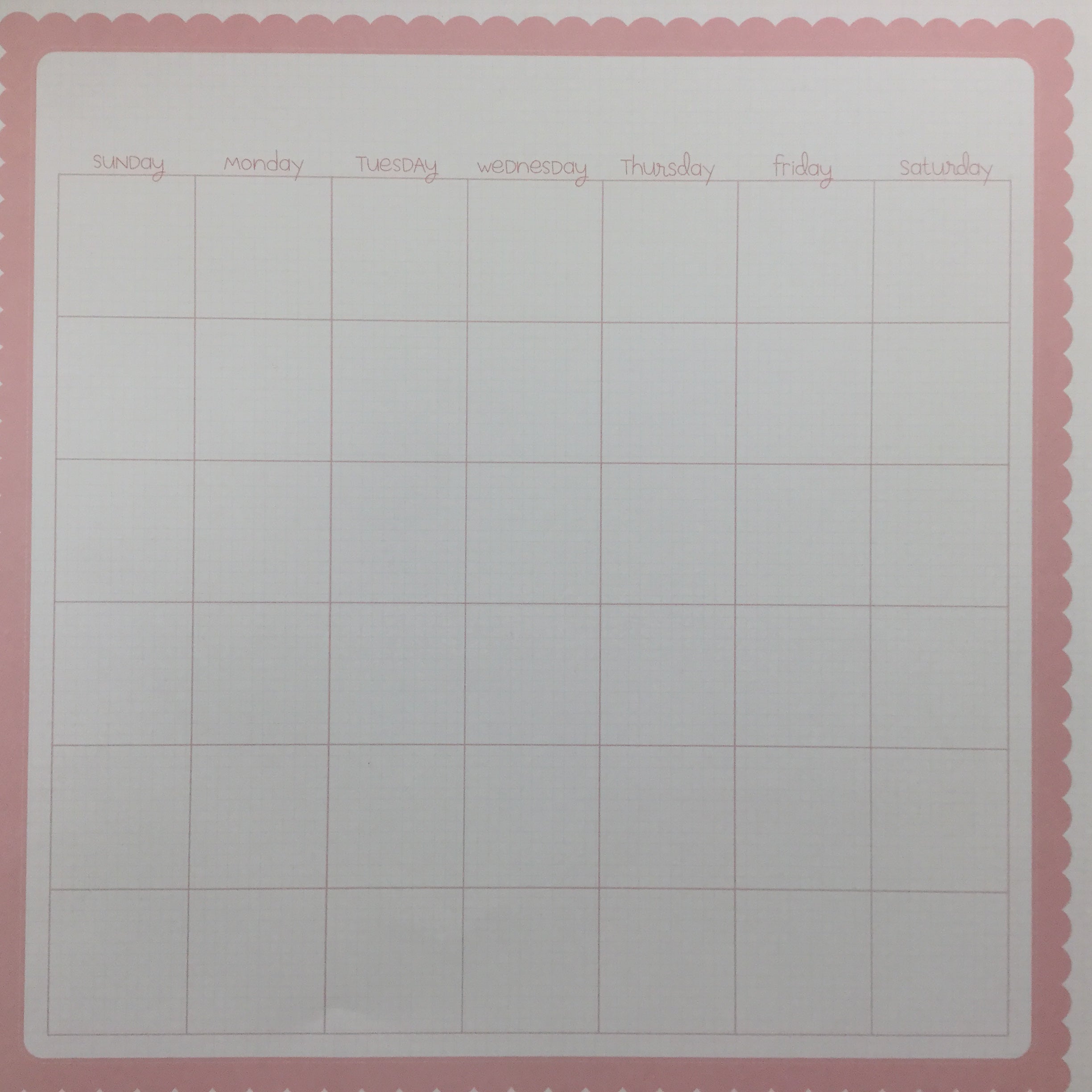 CCB0DEC2-DF98-43E2-9C8A-D18E796B658C.jpg Pebbles New Addition GIRL CALENDAR 12"X12" Paper - Image 1