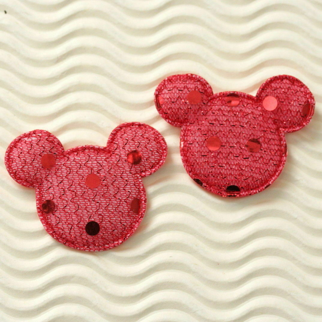 CCB4EC9C-D190-473C-8FB9-052158EE31D3.jpg Disney MICKEY MOUSE Padded Sequin Heads - Image 1