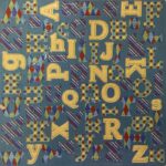 Kindergarten Chipboard Upper & Lowercase Alphabets 12” x 12” Sheet
