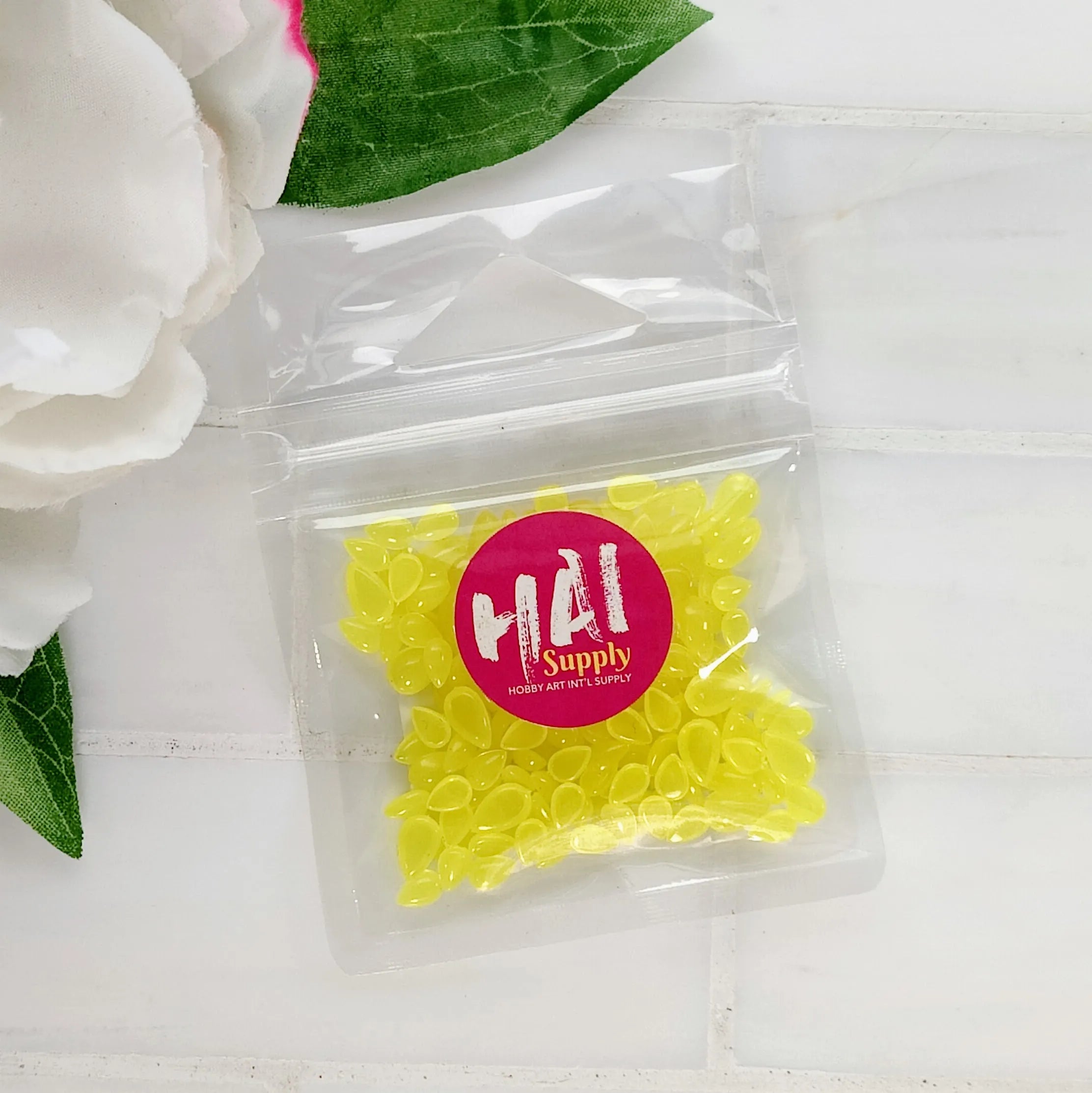 CD2FD3C9-F3C1-4521-931F-751BB6B49163.jpg Pear Blossom Press YELLOW CANDLE FLAMES GEMS HAI Supply - Image 1