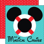 Scrapbook Customs MAGICAL CRUISE 12”X12” Paper Pack 4pc - Image 2
