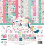 Echo Park  12"x12" IMAGINE THAT GIRL 13pc COLLECTION KIT