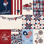 Simple Stories Hometown USA 3x4 & 4x6 ELEMENTS 12x12 Scrapbook Paper - Image 2