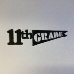 School GRADE Laser Cut DieCut Scrapbook Title - Image 4