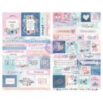 Prima WATERCOLOR FLORAL Stickers 2 Sheets