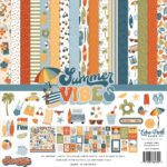 Echo Park SUMMER VIBES Collection Kit 12”X12” 13pc