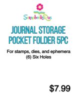 Scrapbooksrus JOURNAL STORAGE Six Hole Pocket Folder 5pc - Image 3