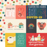 Simple Stories Quarantined QUARANTINE LIFE 12x12” Scrapbook Paper