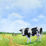 Scrapbook Customs COW DS Watercolor 12"X12" Scrapbook Paper - Image 2