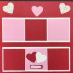 Premade Pages $5.00 HAPPY VALENTINES DAY (2) 12"X12" Scrapbook Pages - Image 2