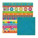 We R Memory Keepers FUNFETTI PAPER KIT Scrapbook Sheets #1 - Image 3