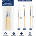 Loew Cornell Stencil Brush Set 3 pc