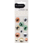 Pebbles Jen Hadfield COTTAGE LIVING Rhinestone Jewel Stickers