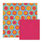 We R Memory Keepers 6pc FUNFETTI PAPER KIT Scrapbook Sheets #2 - Image 5