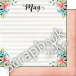 MAY MEMORIES 12"X12" Scrapbook Customs Paper