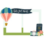 Simple Stories PACK YOUR BAGS Chipboard Frames 6pc - Image 7