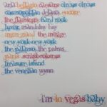Las Vegas HOTELS & CASINOS Names 12"x12" Scrapbook Paper - Image 4
