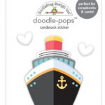 Doodlebug Doodle-Pops BON VOYAGE 3-D Stickers