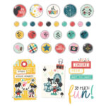 Simple Stories SAY CHEESE HAPPIEST PLACE Decorative Brads - Image 2