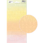 P13 SUNSHINE Alphabet Cardstock Stickers