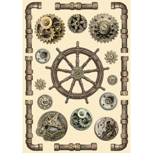 D0D05B55-59F6-4D97-B09E-9E0D6B1E6028.jpg Stamperia SONGS OF THE SEA Wooden Shapes - Image 1