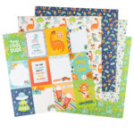 Pebbles COOL BOY 12”X12” Paper Pad 24 Sheets - Image 3
