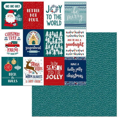 D15091CA-BFE7-490B-AF87-0EC3C285C5B4.jpeg Bo Bunny Fa La La BE MERRY 12"X12" Cardstock Paper - Image 1