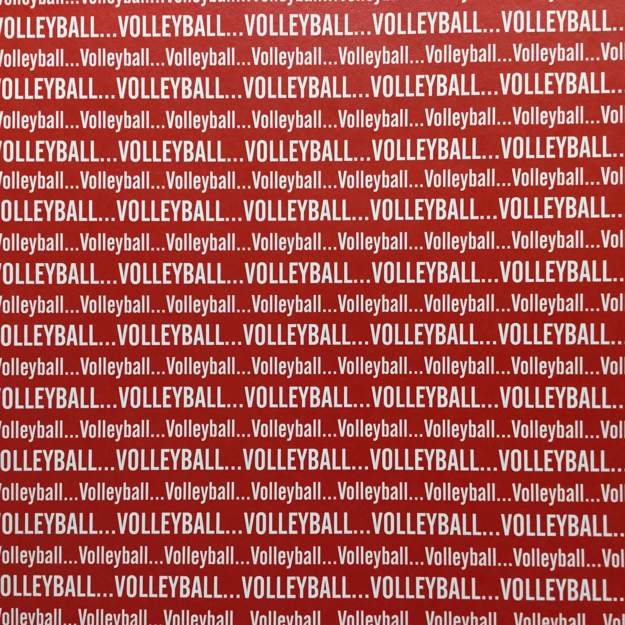 D15C310B-CD24-470D-A75C-92326866A41D.jpg Volleyball SPORTS PRIDE Sports 12X12 Paper Sheet Scrapbook Customs Red - Image 1