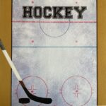 Scrapbook Customs HOCKEY WATERCOLOR 12"X12" Paper - Image 2