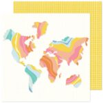 American Crafts Buenos Dias LET’S GO 12"X12" Paper
