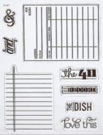 Penny Black LIFE’S JOURNALS Clear Stamps 8pc - Image 2
