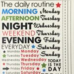 Scenic Route DAYS OF THE WEEK Color Rubons