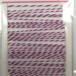 K& Company Studio 112 WARM PURPLE & WHITE Butcher Twine 4 yds.