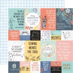 Kaisercraft Crafternoon Collection DIY 12"X12" Scrapbook Paper