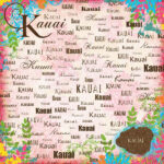 Hawaii 10pc KAUAI Scrapbook Kit Paper Stickers - Image 7
