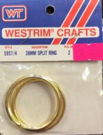 Westrim Crafts 38MM Gold  SPLIT RING 2pc