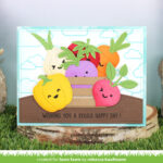 Lawn Fawn Cuts STITCHED GARDEN VEGGIES Custom Craft Dies 11pc - Image 2