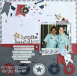 Simple Stories Hero BRAVE 12x12 Scrapbook Paper - Image 3