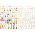 Thickers Paige Evans Whimsical HAPPY LIFE Foam Letter Stickers 494pc - Image 4