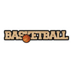 Scrapbook Customs BASKETBALL DIMENSIONAL WORD 1pc
