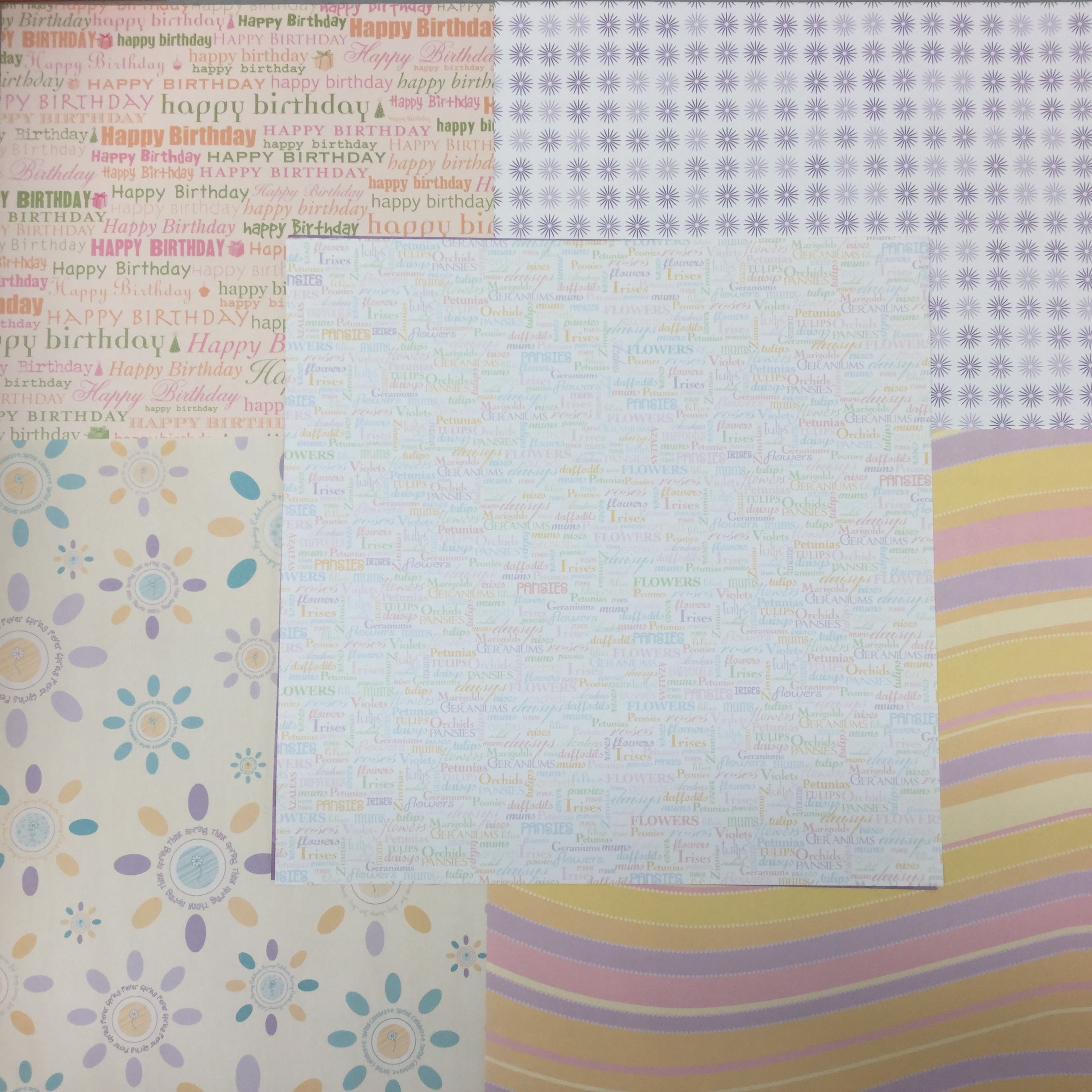 D62AB9C1-6677-4F85-8970-3DA80B0BAE9B.jpg Sale BIRTHDAY Themed Lot 6pc Scrapbook Pack - Image 1
