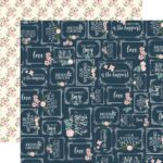 Echo Park JUST MARRIED 12”x12” Scrapbook Paper - Image 5