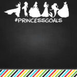 Magical PRINCESS GOALS 12"X12" Scrapbook Paper - Image 2
