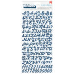 American Crafts Thickers Flags & Frills Foam Cardstock Letter Stickers - Image 2