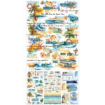 49 and Market BEACH VIBES Rub-On Transfers - Image 2
