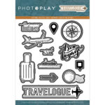 Photoplay TRAVELOGUE Stamps & Dies Set - Image 3