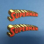 SUPERMAN Word Superhero Custom Scrapbook Die Cuts - Image 2