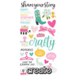 Simple Stories CRAFTY BABE Foam Stickers 38pc - Image 4