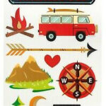 Ek Success ROAD TRIP WARRIOR Sticko Stickers 12pc