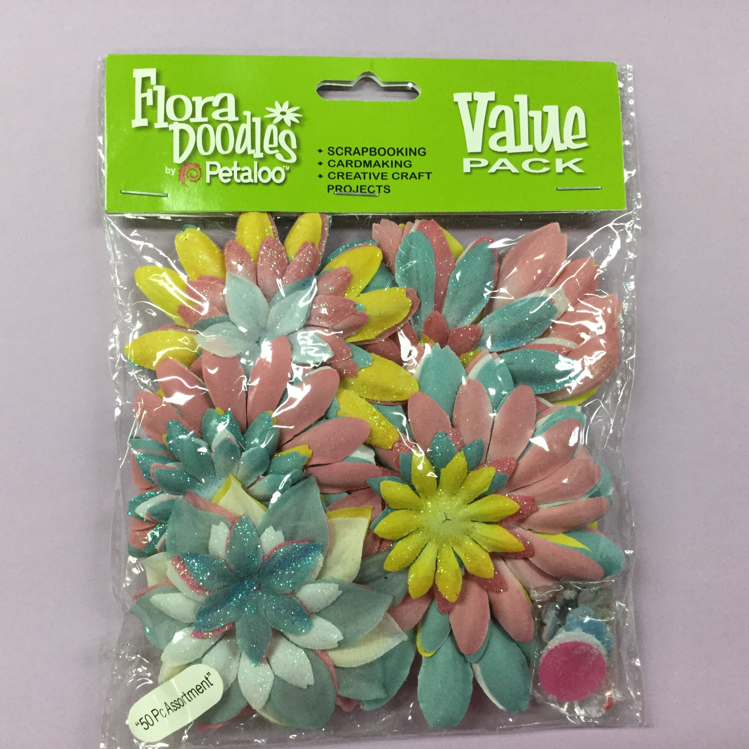 D894E4FD-FF72-4964-A245-CF29D8171679.jpg Petaloo FLORA DOODLES Value Pack 50pc - Image 1